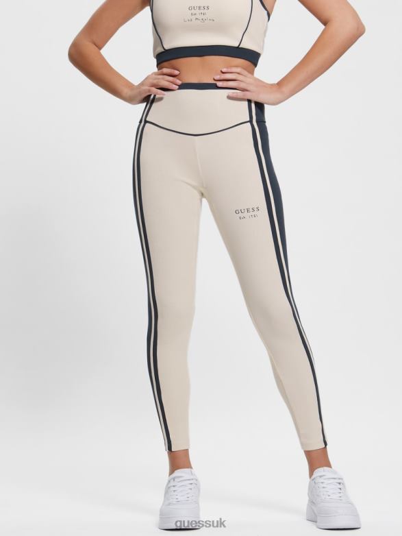 GUESS Women Eco Signature Leggings Subtle Pink Apparel V28V62365