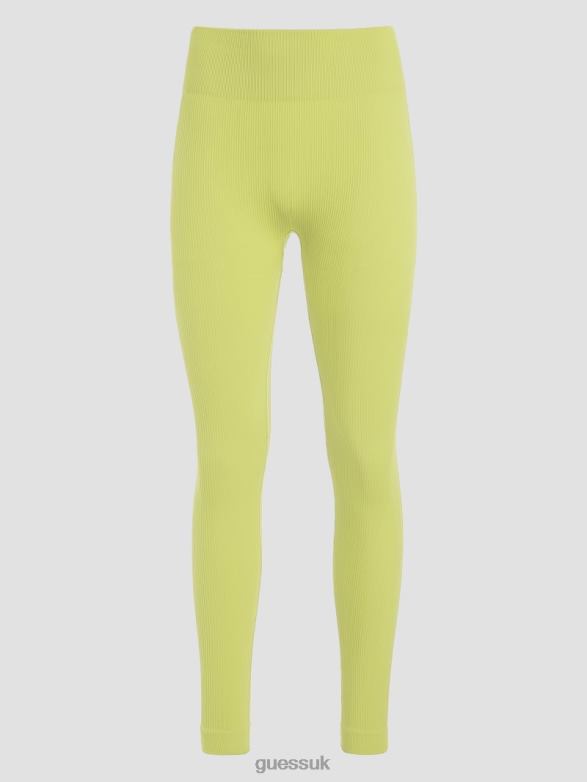 GUESS Women Seamless Ribbed Leggings Acid Bite Apparel V28V62391