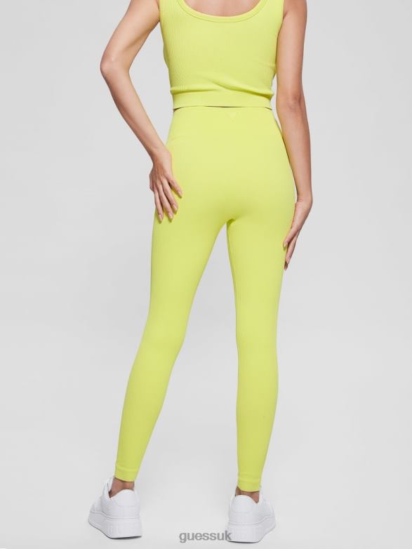 GUESS Women Seamless Ribbed Leggings Acid Bite Apparel V28V62391