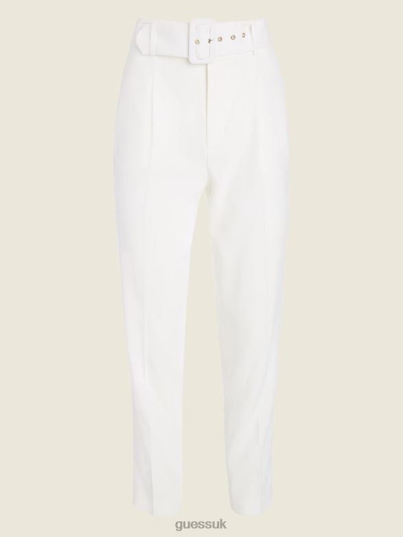 GUESS Women Atlas Pant Pale Pearl Apparel V28V62208