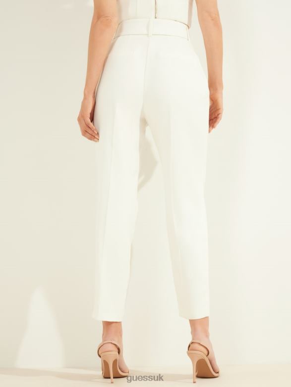 GUESS Women Atlas Pant Pale Pearl Apparel V28V62208