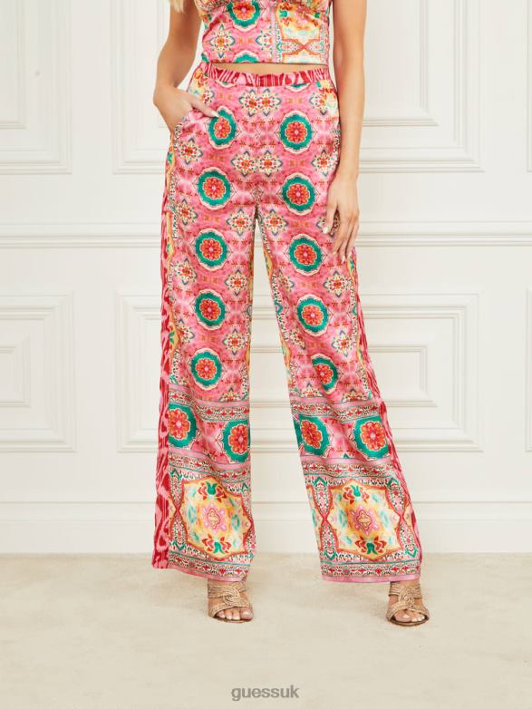 GUESS Women Babylon Pant Babylon Blanket Print Apparel V28V62067