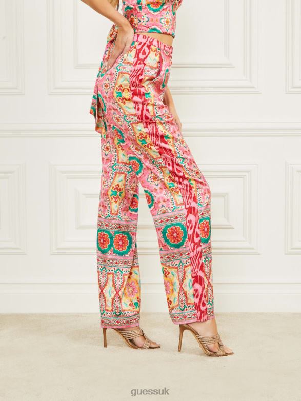 GUESS Women Babylon Pant Babylon Blanket Print Apparel V28V62067