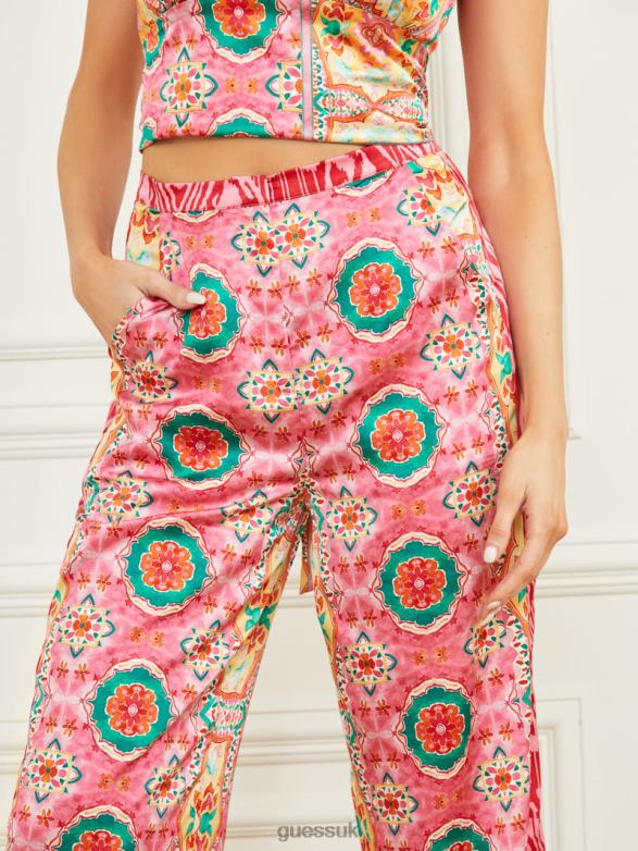 GUESS Women Babylon Pant Babylon Blanket Print Apparel V28V62067