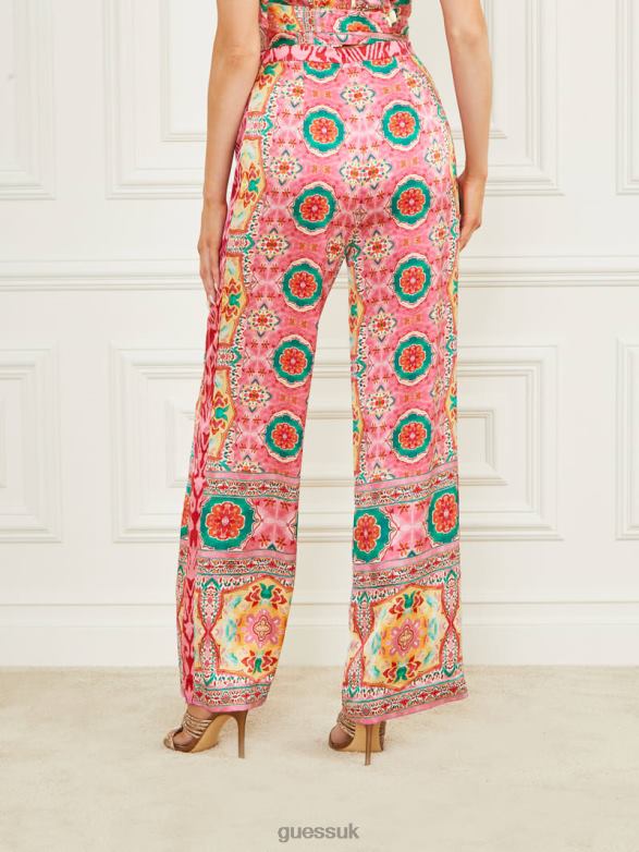 GUESS Women Babylon Pant Babylon Blanket Print Apparel V28V62067