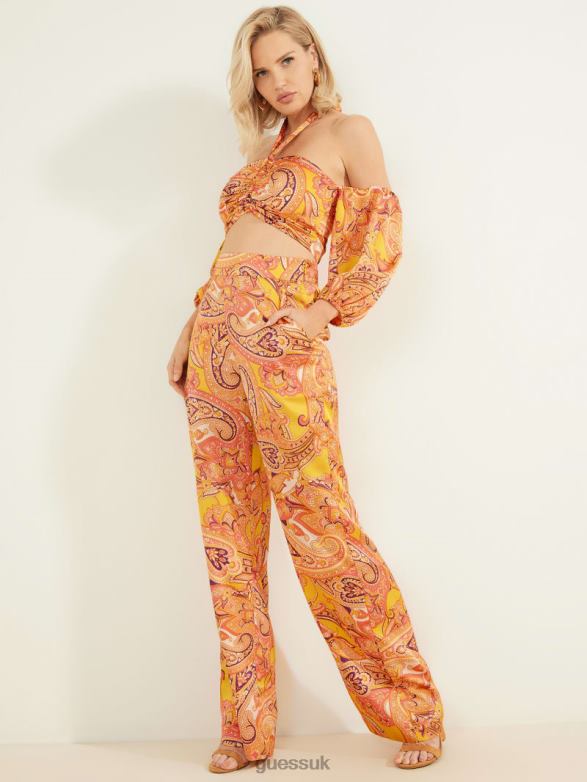 GUESS Women Cabo Paisley Pant Cabo Paisley Apparel V28V62213