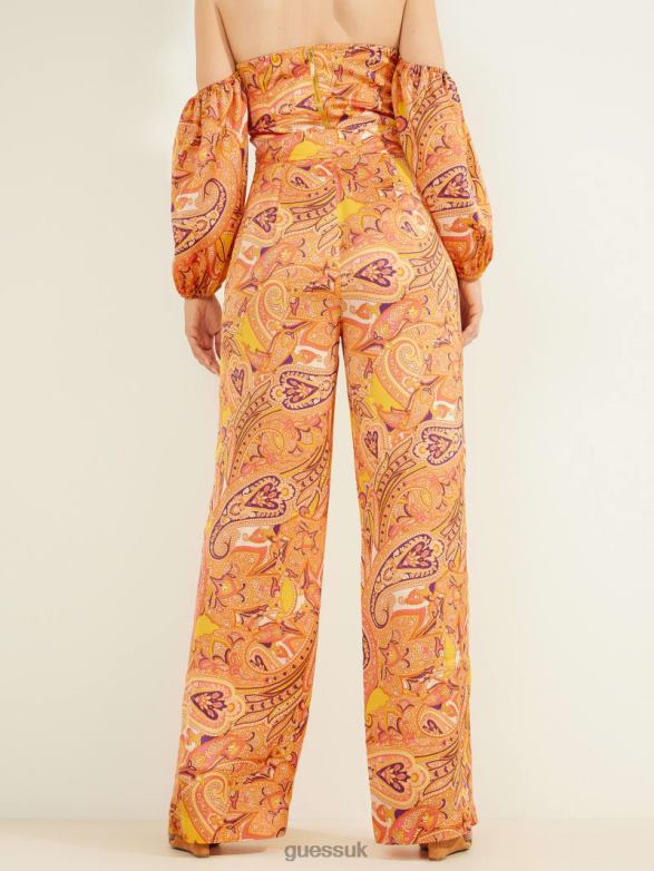 GUESS Women Cabo Paisley Pant Cabo Paisley Apparel V28V62213