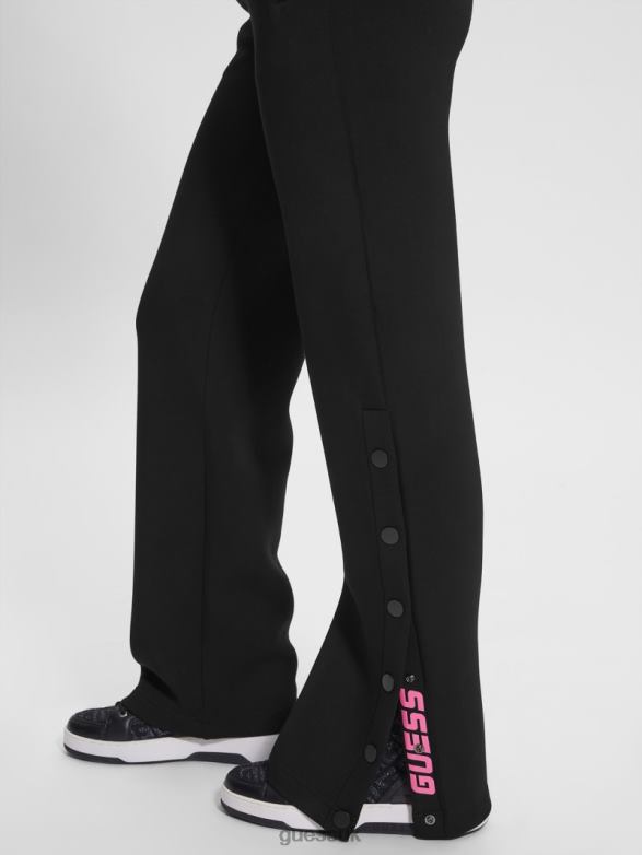 GUESS Women Eco Aletha Scuba-Knit Active Pants Black Apparel V28V62040