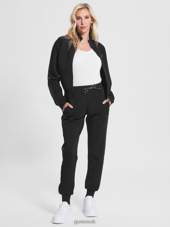 GUESS Women Eco Allie Scuba Active Pants Black Apparel V28V62074