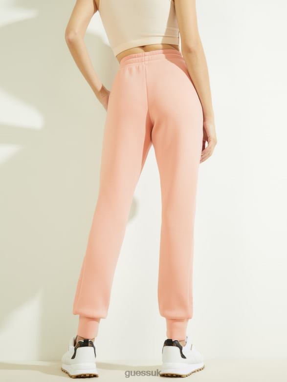 GUESS Women Eco Allie Scuba Cuff Pants Rose Bliss Apparel V28V62335