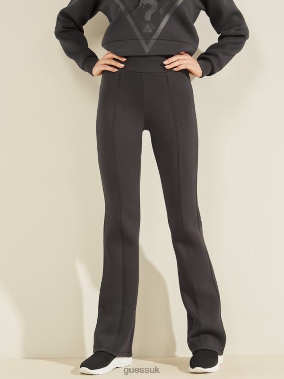 GUESS Women Eco Allie Wide-Leg Pants Blue Graphite Grey Apparel V28V62494