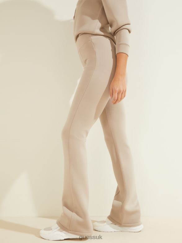 GUESS Women Eco Allie Wide-Leg Pants Dusty Blue Frost Heather Apparel V28V62511