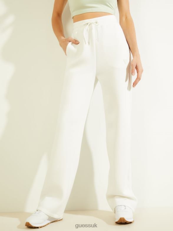 GUESS Women Eco Brenda Wide-Leg Pants Ocean Salt Apparel V28V62489