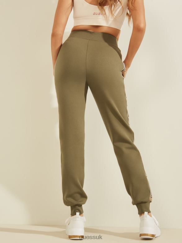 GUESS Women Eco Britney Joggers Army Olive Apparel V28V62516