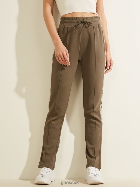 GUESS Women Eco Britney New Active Pants General Brown Apparel V28V62508