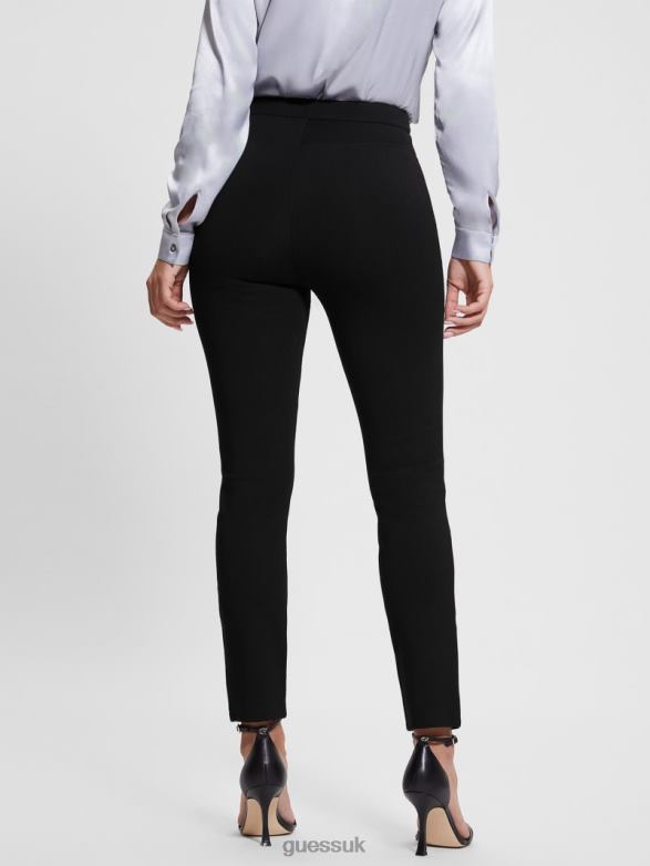 GUESS Women Eco Claudia Ring Ankle Pant Black Apparel V28V62012