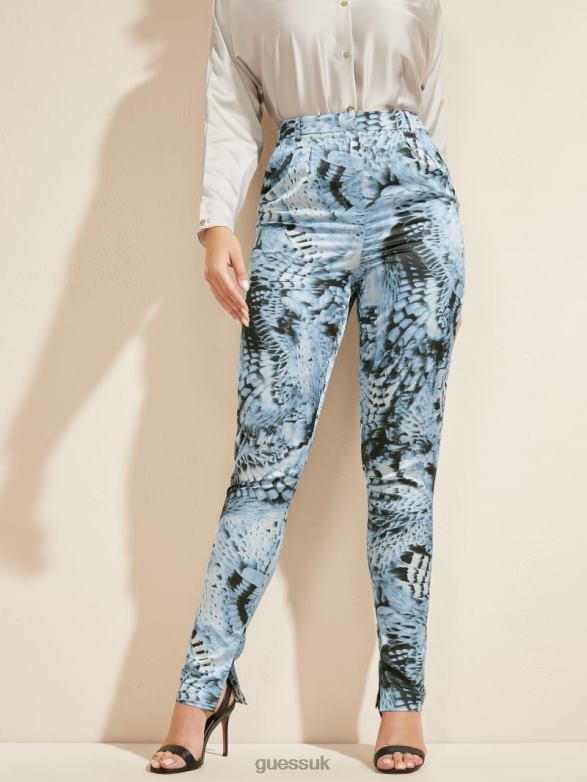 GUESS Women Fantasy Flight Studio Pant Fantasy Flight Blue Apparel V28V62281