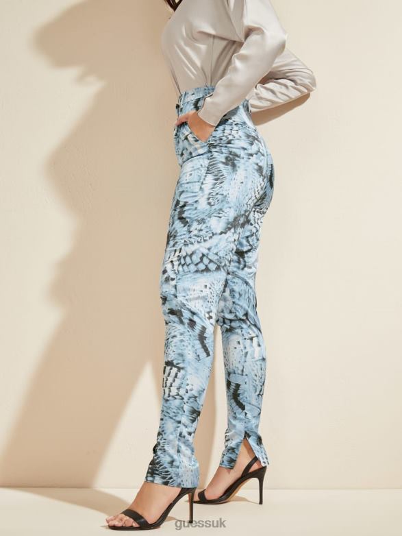 GUESS Women Fantasy Flight Studio Pant Fantasy Flight Blue Apparel V28V62281