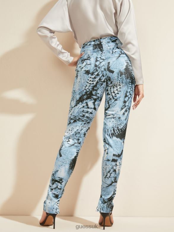 GUESS Women Fantasy Flight Studio Pant Fantasy Flight Blue Apparel V28V62281