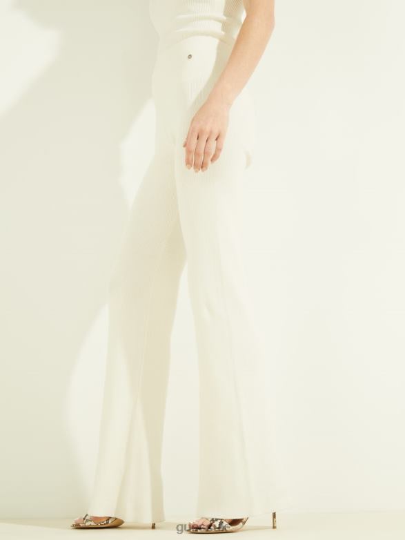 GUESS Women Lise Sweater Pants Cream White Apparel V28V62268