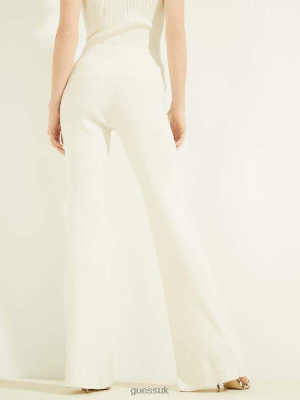 GUESS Women Lise Sweater Pants Cream White Apparel V28V62268