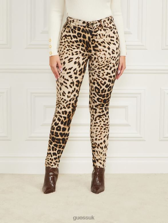 GUESS Women Smoke and Mirrors Stiletto 99 Pant Spellbound Redux Apparel V28V62361