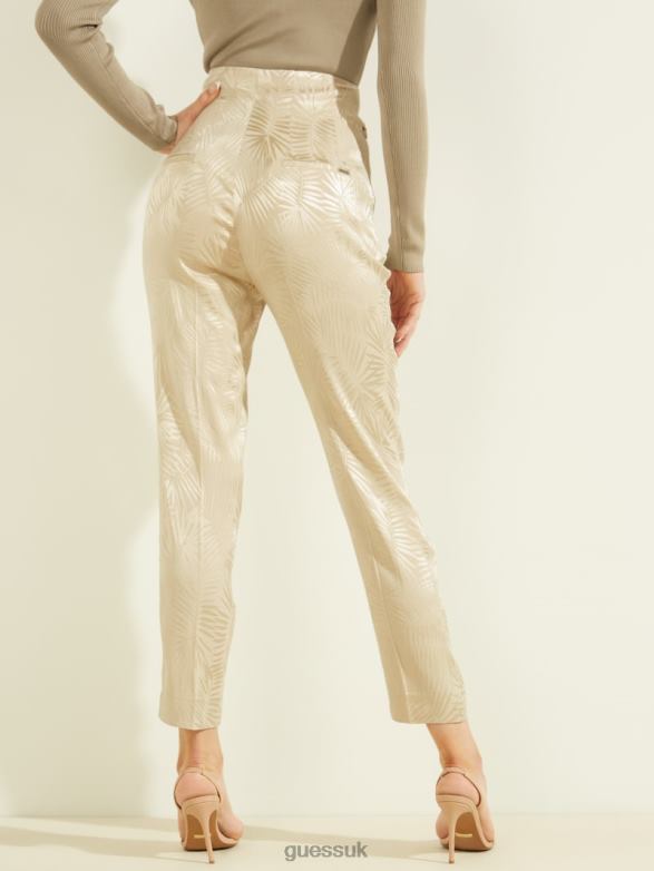 GUESS Women Veridiana Pants Cemento Apparel V28V62315