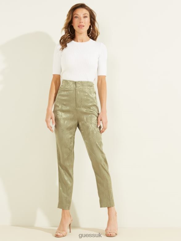 GUESS Women Veridiana Pants Isle Wash Apparel V28V62212