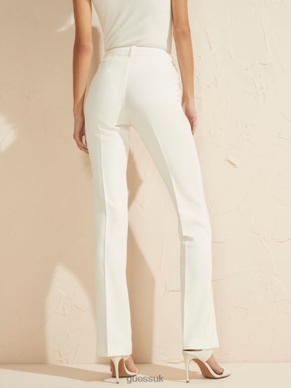 GUESS Women Winnie Genesis Pant Frosted White Apparel V28V62107
