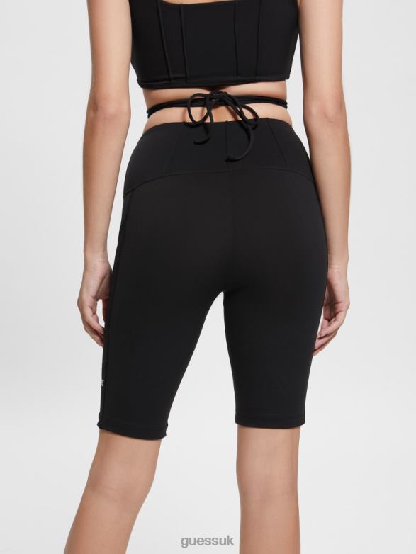 GUESS Women Brigit Biker Shorts Black Apparel V28V62283