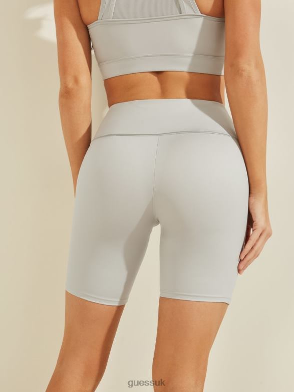 GUESS Women Dalia Biker Shorts Seaside Mist Apparel V28V62524