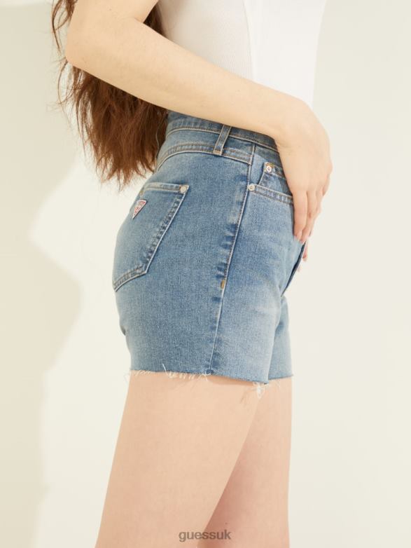 GUESS Women Eco 1981 Midi Shorts Esterbrook Apparel V28V6230