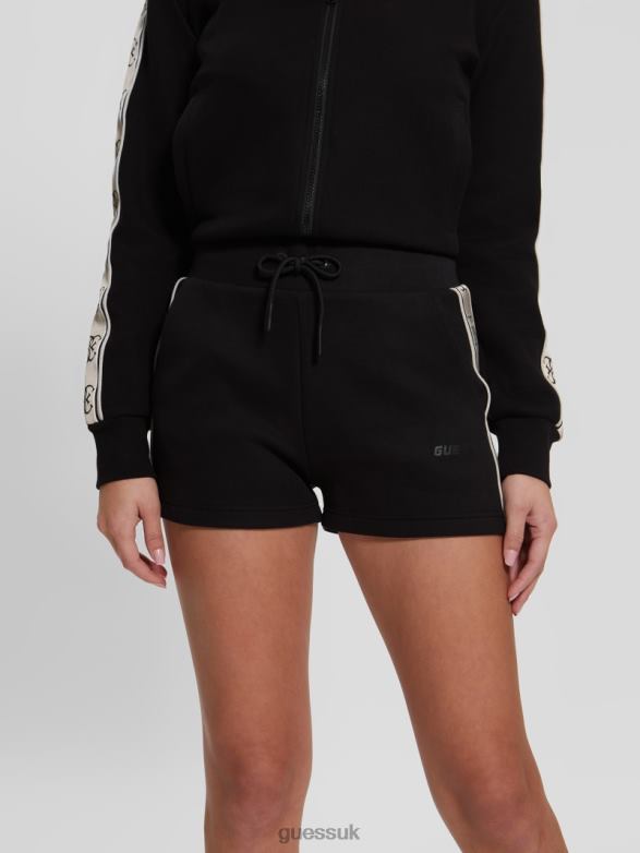 GUESS Women Eco Britney Sweat Shorts Black Apparel V28V62206
