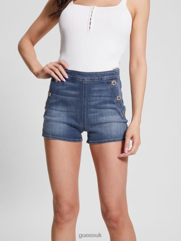 GUESS Women Janae Shorts Aegean Apparel V28V657