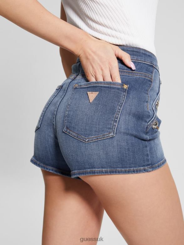 GUESS Women Janae Shorts Aegean Apparel V28V657