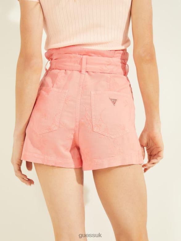 GUESS Women Janna Shorts First Blush Pink Apparel V28V62189