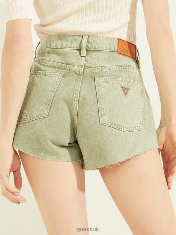 GUESS Women Manila Shorts Verve Green Apparel V28V6272