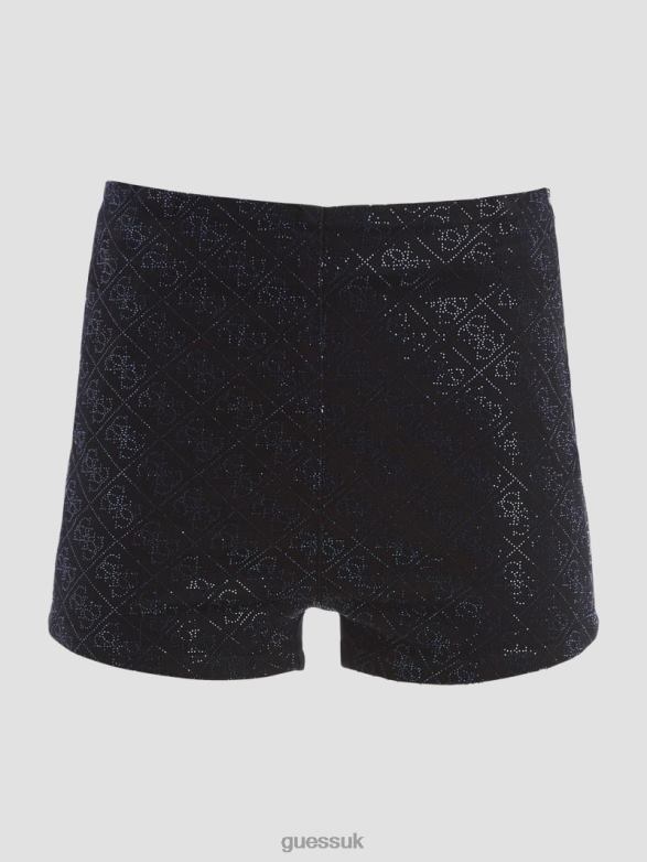 GUESS Women Ultra Curve Rhinestone Shorts Carrie Glimpse Apparel V28V62060