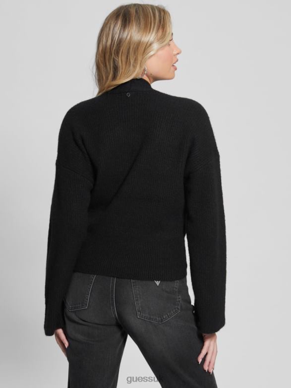 GUESS Women Eco Nora Sweater Black Apparel V28V61398