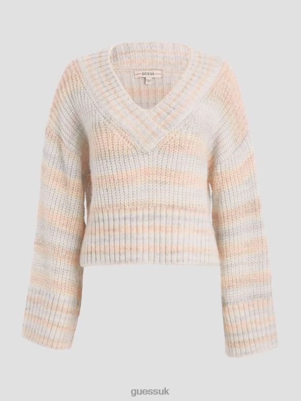 GUESS Women Neena Space-Dye Sweater Powder Rose Space Dye Apparel V28V61482