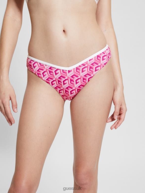 GUESS Women G-Cube Sporty Chic Bikini Bottom G Cube Heartache Apparel V28V62558