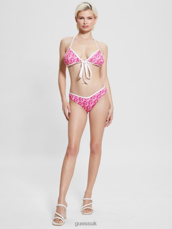 GUESS Women G-Cube Sporty Chic Bikini Top G Cube Heartache Apparel V28V62557