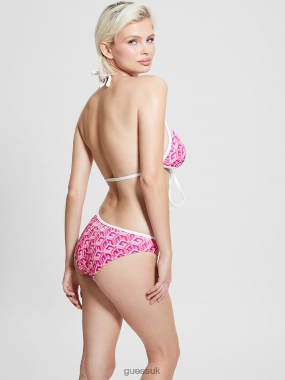 GUESS Women G-Cube Sporty Chic Bikini Top G Cube Heartache Apparel V28V62557