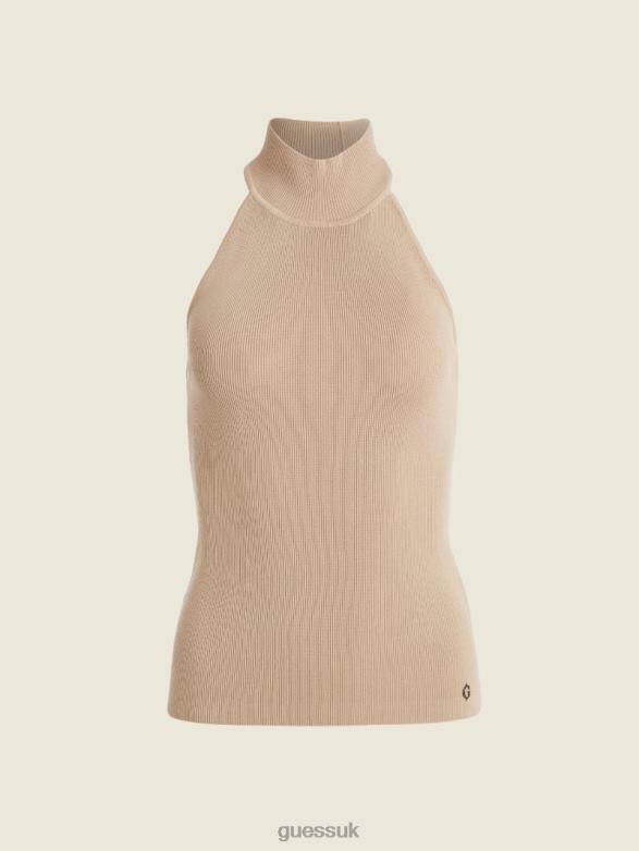 GUESS Women Doris Sweater Top Summer Clay Apparel V28V61415