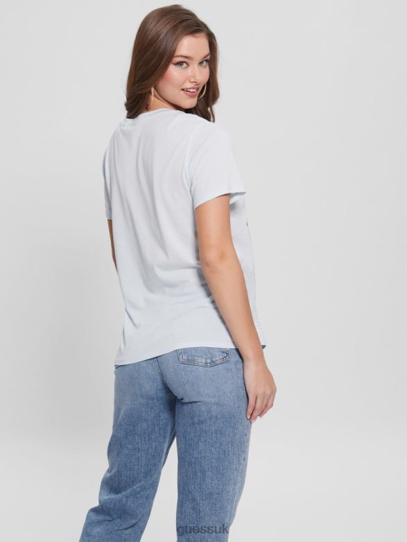 GUESS Women Lipstick Mirror Tee Fresh Air Apparel V28V61497