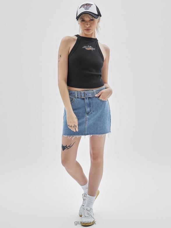 GUESS Women Originals x Hot Wheels Logo Tank Black Apparel V28V61340
