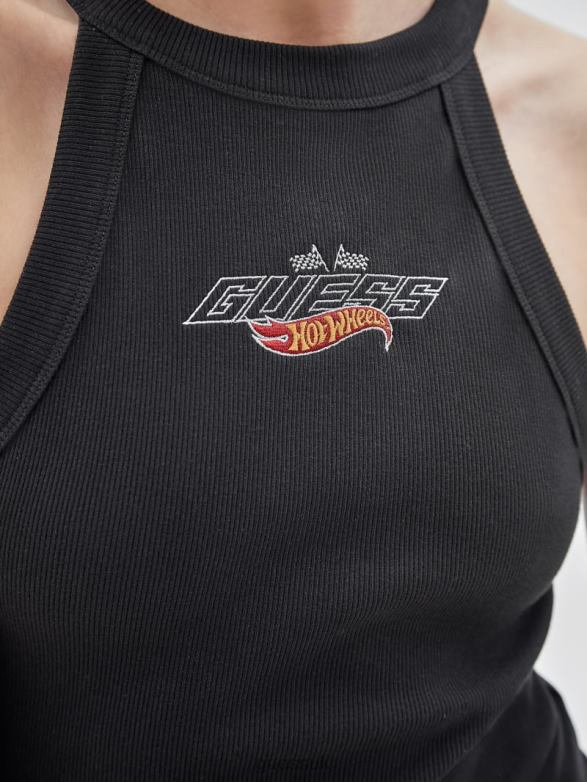 GUESS Women Originals x Hot Wheels Logo Tank Black Apparel V28V61340