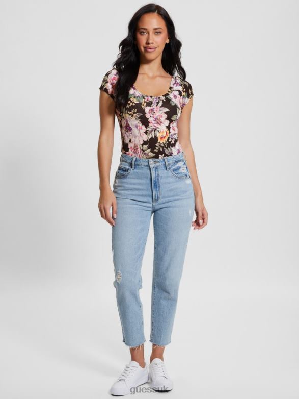 GUESS Women Eco Karla Henley Top Ciaobella Apparel V28V61266