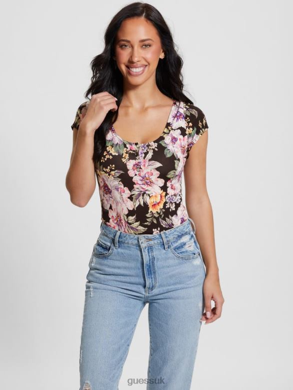 GUESS Women Eco Karla Henley Top Ciaobella Apparel V28V61266