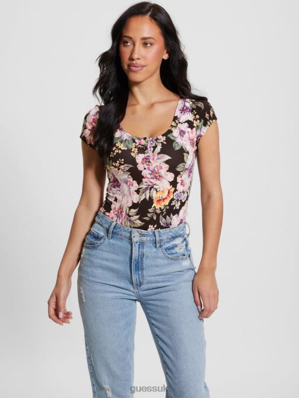 GUESS Women Eco Karla Henley Top Ciaobella Apparel V28V61266
